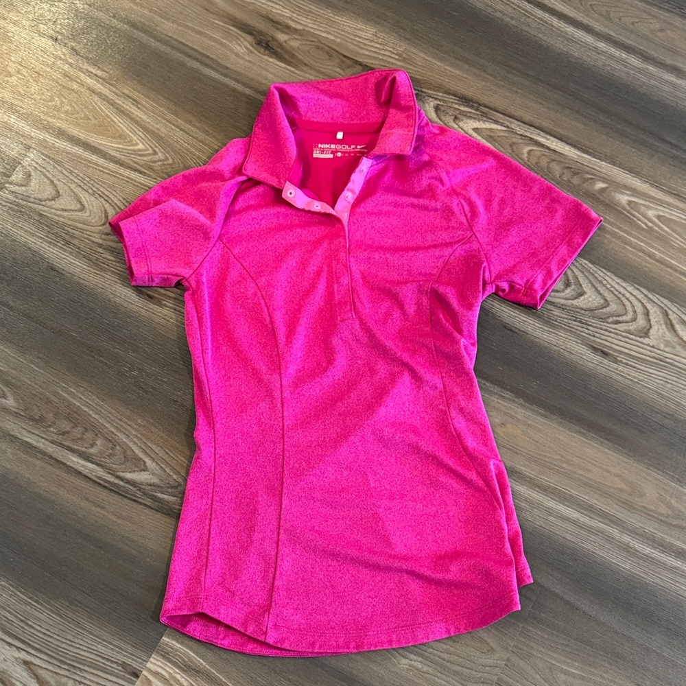 Nike Women's Pink Golf Polo Shirt